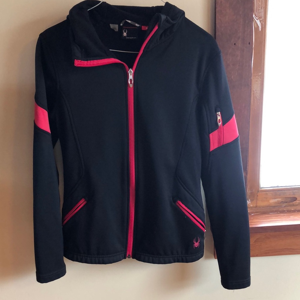 Spyder medium fleece zip-up/light jacket